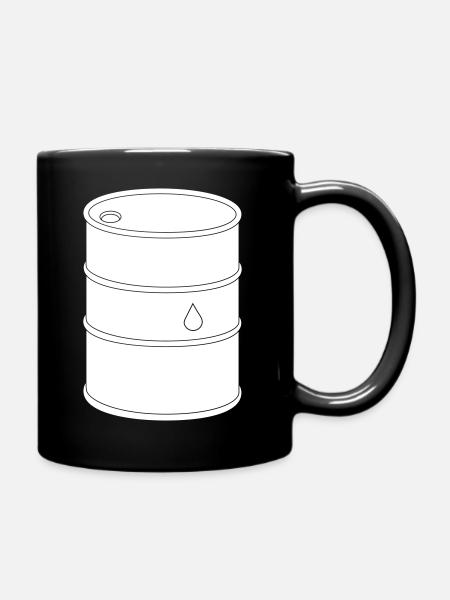 barrel of oil b1 - Full Color Mug - black
