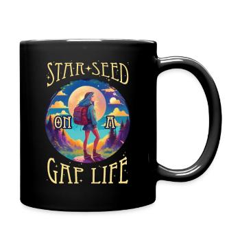 Star Seed on a Gap Life - Full Color Mug - black - Right