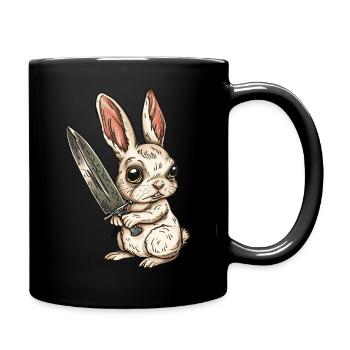 Blade Bunny - Full Color Mug - black - Right