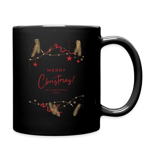 Merry Christmas Typography Design - Full Color Mug