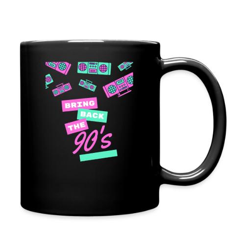 Bring Back The 90s Nostalgia Design| Retro 90s Art - Full Color Mug