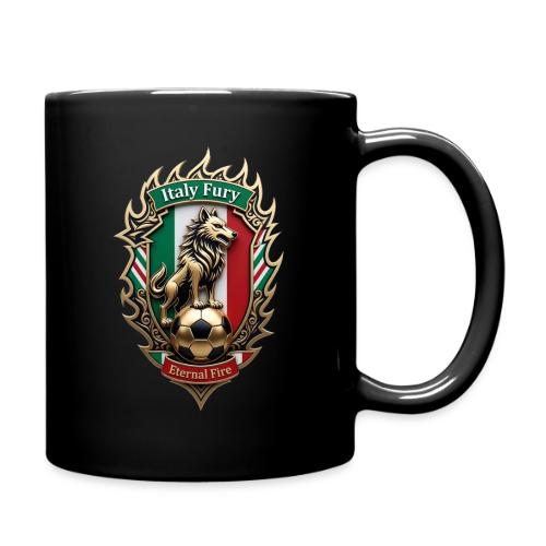 Italy Wolf Fury T-Shirt, Italian Flag Pride Gift - Full Color Mug
