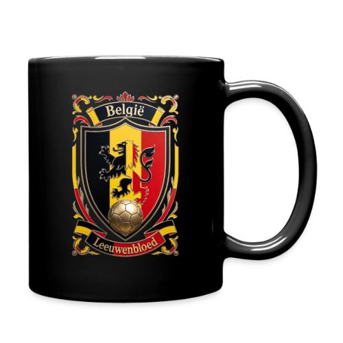 Belgium Lion Crest T-Shirt, Belgian Flag Gift - Full Color Mug