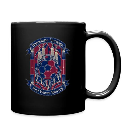 Barcelona Red Heritage T Shirt, Barsa fan Gift - Full Color Mug