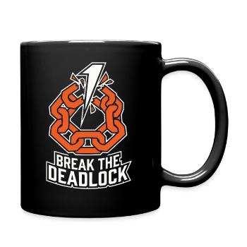 Break The Deadlock Programmer Logic Gear - Full Color Mug - black - Right
