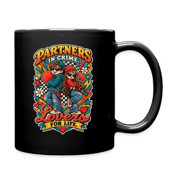 Partners in Crime Lovers for Life - Full Color Mug - black - Right