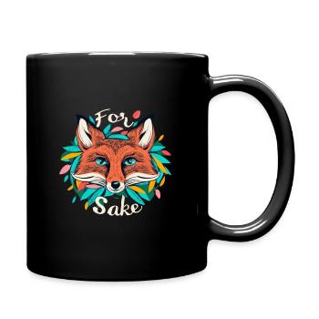 For Fox Sake - Full Color Mug - black - Right