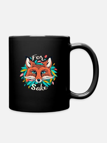For Fox Sake - Full Color Mug - black