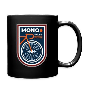 Mono Bike Club NYC Fixed Orange - Full Color Mug - black - Right