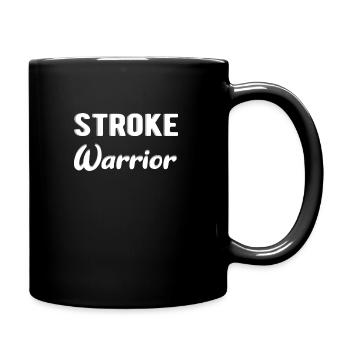 STROKE SURVIVOR: Stroke Warrior - Full Color Mug - black - Right