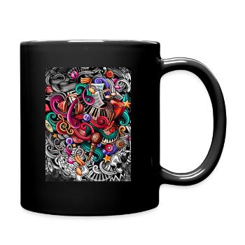 GRAFFITI - Full Color Mug - black - Right