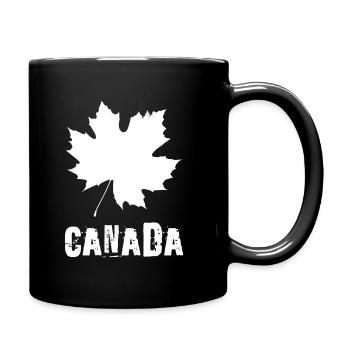 Canada Maple Leaf - Full Color Mug - black - Right