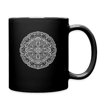 Music Festival Shirt - Colorful Yoga Outfit - Full Color Mug - black - Right