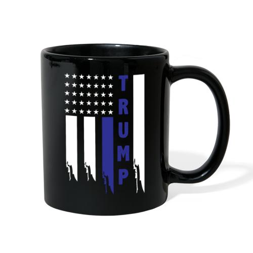 thin blue line trump supporter funny saying gifts - Full Color Mug