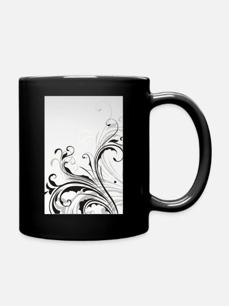 Black & White - Full Color Mug - black