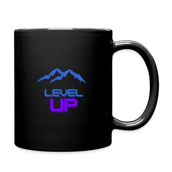 Level up - Full Color Mug - black - Right
