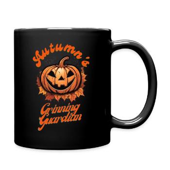 Autumn s Grinning Guardian - Full Color Mug - black - Right