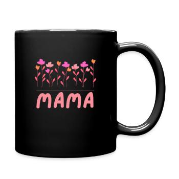 Mama | Cute and Comfy T-Shirt for Moms - Full Color Mug - black - Right