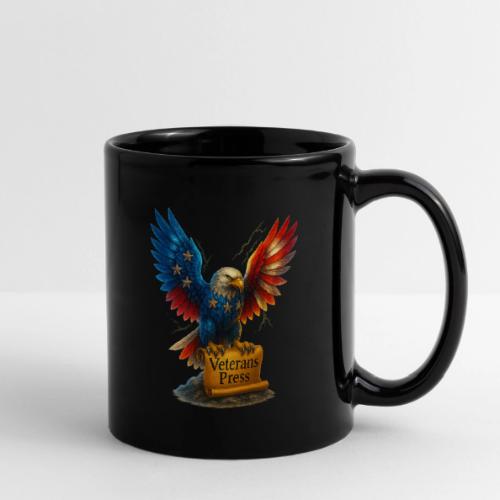 Veterans Press & Bald Eagle Flag 2 Print Set - Full Color Mug