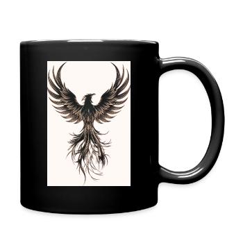 Ashen Phoenix Rising - Full Color Mug - black - Right