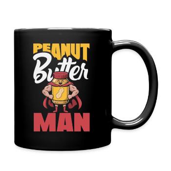 Cute Peanut Butter and Jelly Matching Friend - Full Color Mug - black - Right