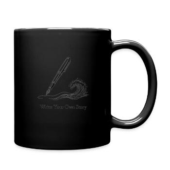 Write Your Own Story: Pen & Wave - Full Color Mug - black - Right