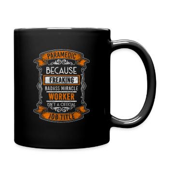Paramedics Ambulance Paramedic - Full Color Mug - black - Right