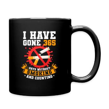 Cigarette Smoking No Smoking - Full Color Mug - black - Right