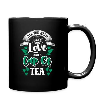Tea Drinker Grandma Hot Tea Teas - Full Color Mug - black - Right