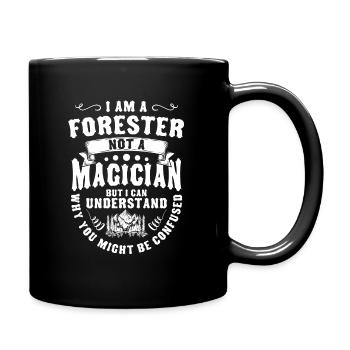 Forester Hunter Nature Conservation - Full Color Mug - black - Right
