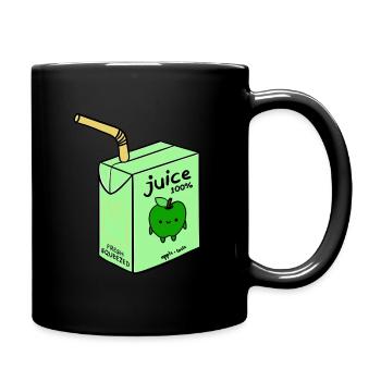 Apple juice - Full Color Mug - black - Right