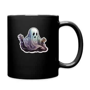 A very terrifying ghost 6 - Full Color Mug - black - Right