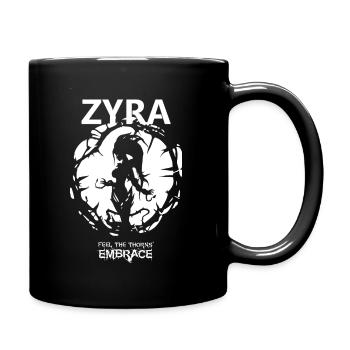 Zyra "Feel the thorns, Embrace" - Full Color Mug - black - Right