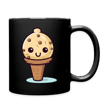 Ice Cream Cone - Full Color Mug - black - Right