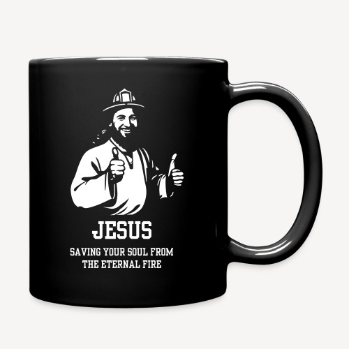 JESUS SAVING YOUR SOUL FROM THE ETERNAL FIRE - Full Color Mug