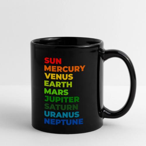 Color the solar system - Full Color Mug