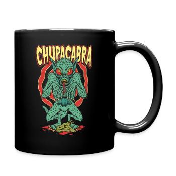 CHUPACABRA – Cryptid Monster Horror - Full Color Mug - black - Right