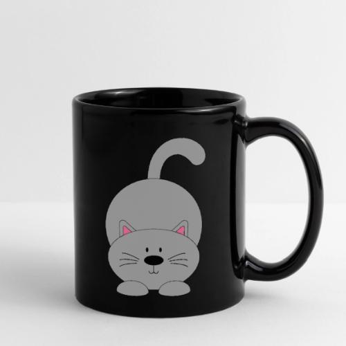 Lovely Grey Kitty - Soft Cozy Newborn Gift - Full Color Mug