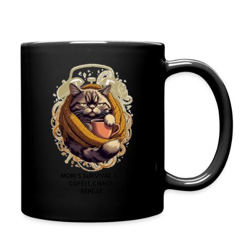 Powered by Sarcasm Cat Tee - Full Color Mug