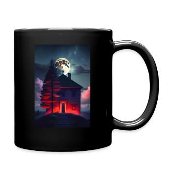 dark house 1 - Full Color Mug - black - Right