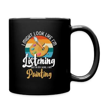 Painter Spray Can Master Painter Wallpapering - Full Color Mug - black - Right