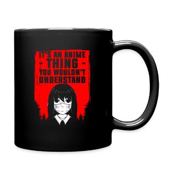 Manga Senpai Anime - Full Color Mug - black - Right