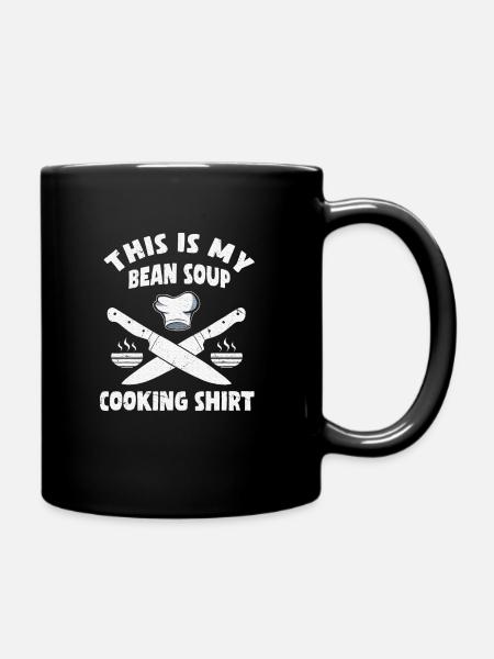 Bean Soup Cooking Outfit Dry Beans Mix - Full Color Mug - black
