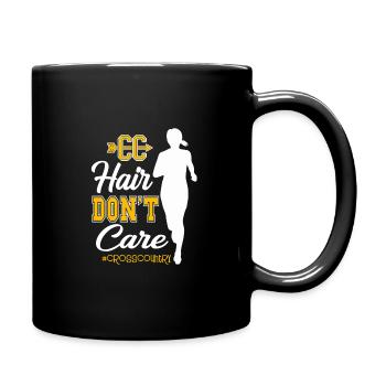 XC Cross Country Running - Full Color Mug - black - Right