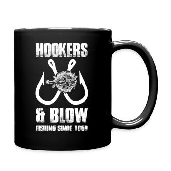 Hookers And Blow Fishing Since 1869 - Full Color Mug - black - Right