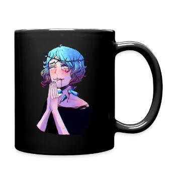 Vaporwave Aesthetic Manga - Full Color Mug - black - Right