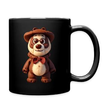 Teddy Bear Smore - Full Color Mug - black - Right