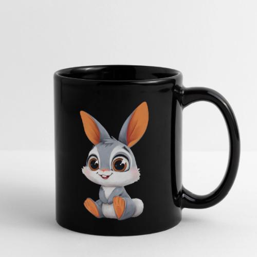 Multicolor Baby Rabbit Cartoon Sitting - Full Color Mug