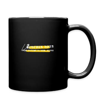 Bitcoin 2023 (Miami) - The Future is Now, Miami - Full Color Mug - black - Right