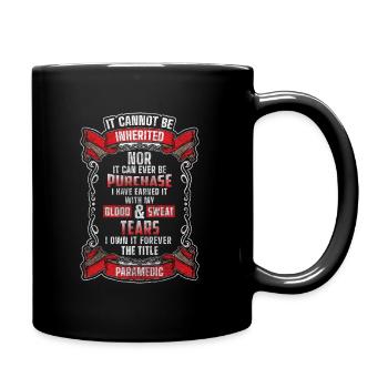 Paramedics Paramedic Emergency Call Doctor - Full Color Mug - black - Right